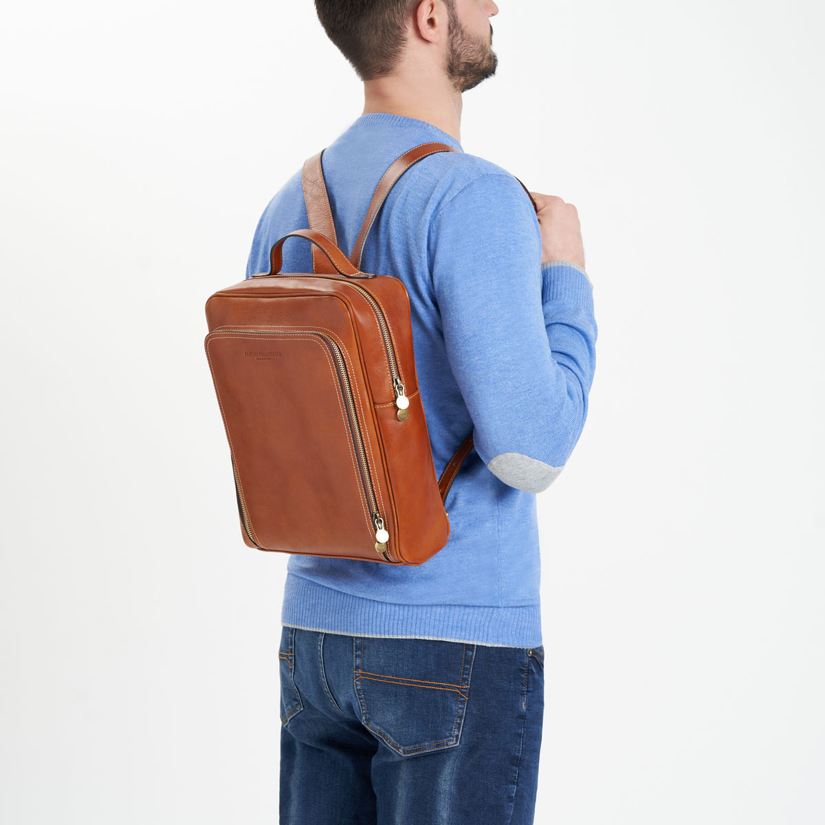 Sac a dos en cuir Tuscany – Image 4