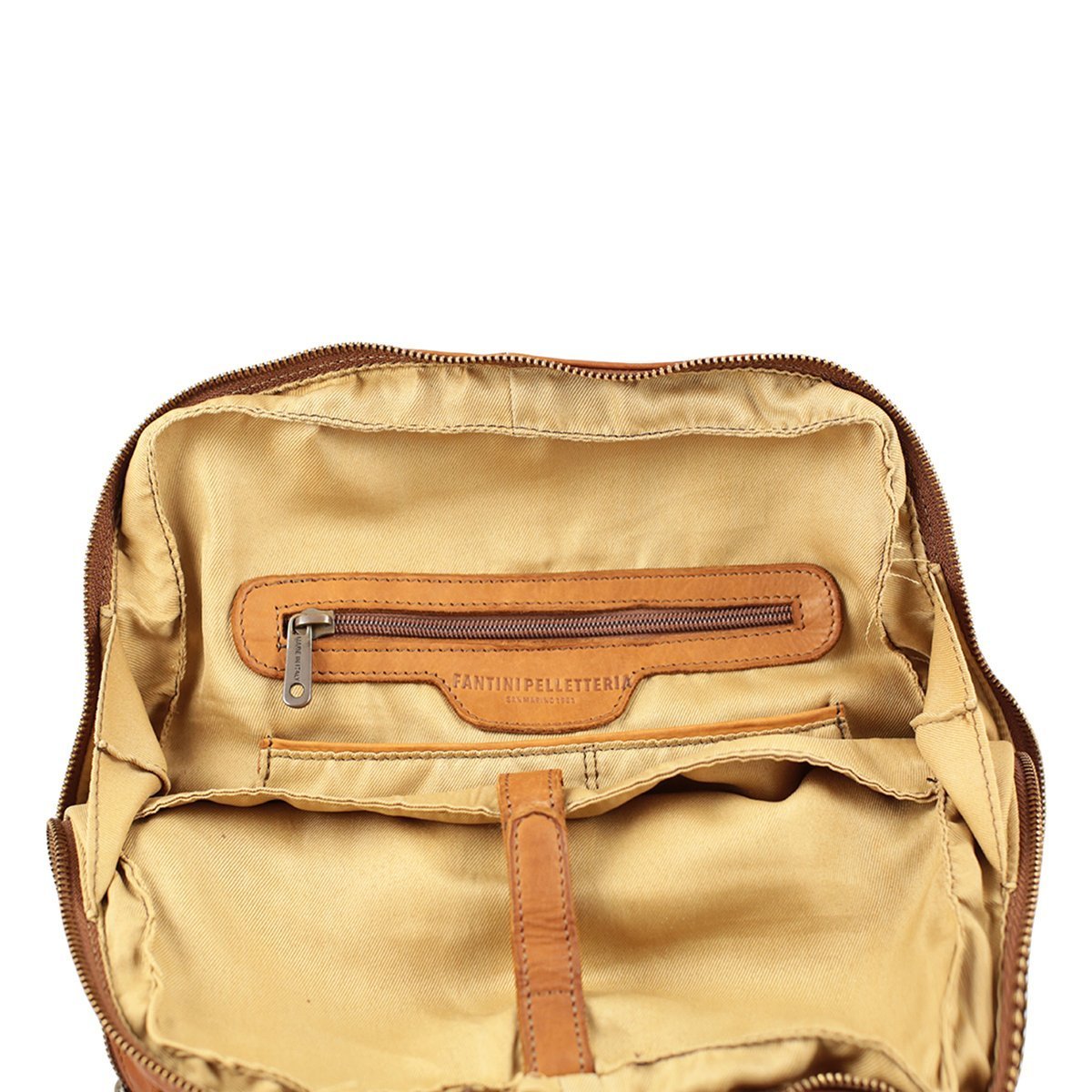 Grand sac à dos en cuir lavé Milano – Image 8