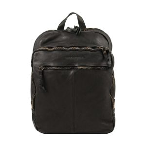 Grand sac à dos en cuir lavé Milano