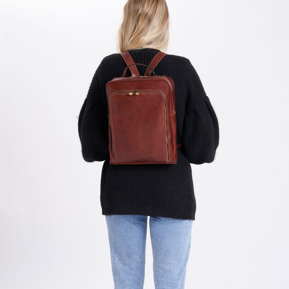 Sac a dos en cuir Tuscany – Image 4