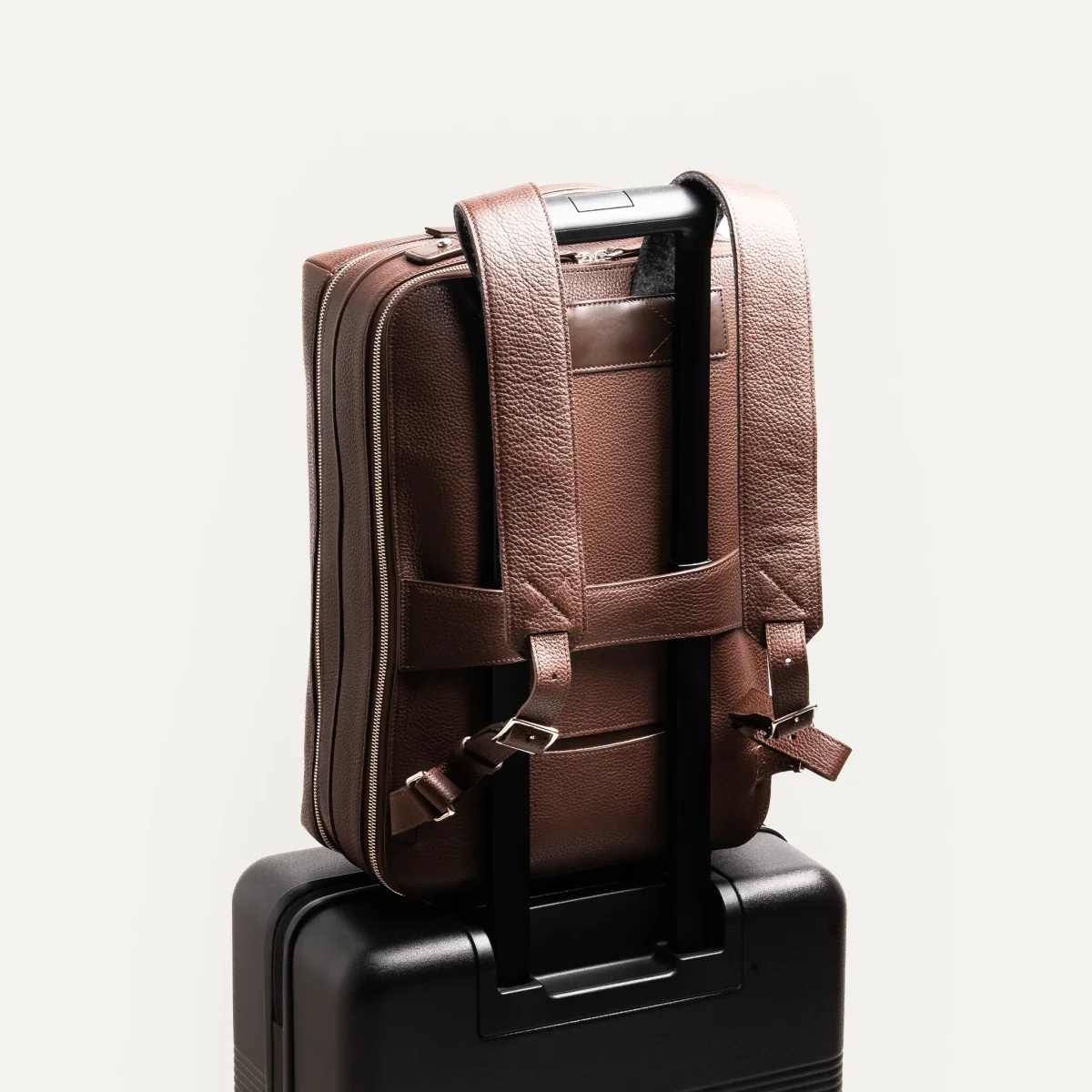 Sac à dos de voyage ~ GASPARD - MARRON – Image 3