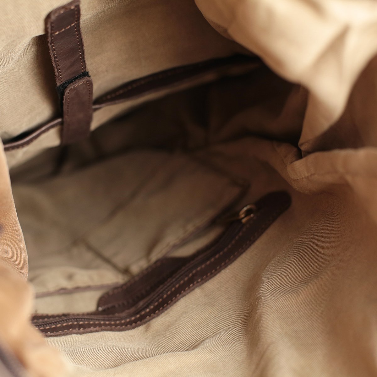 Grand sac à dos en cuir lavé Torino – Image 8