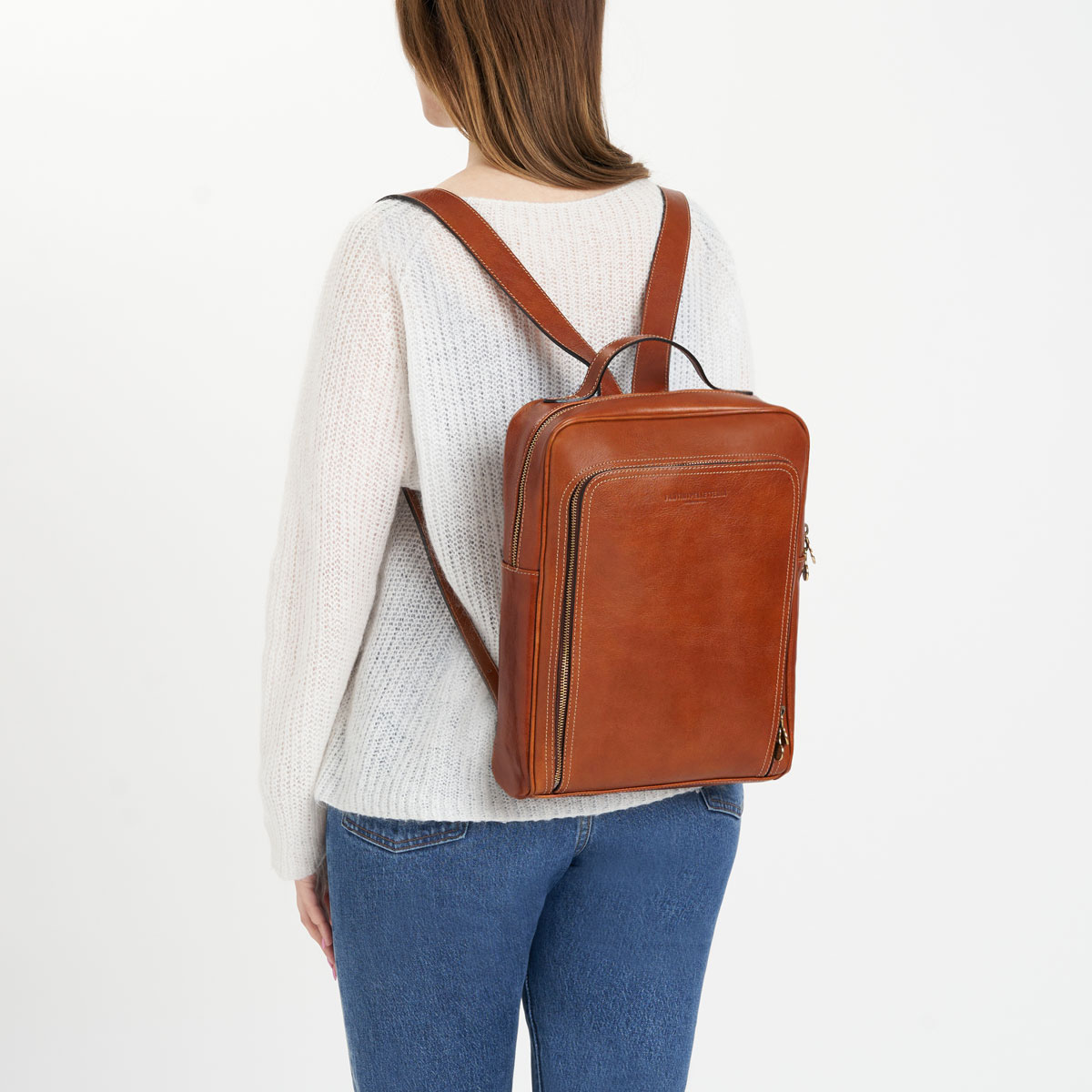 Sac a dos en cuir Tuscany – Image 3