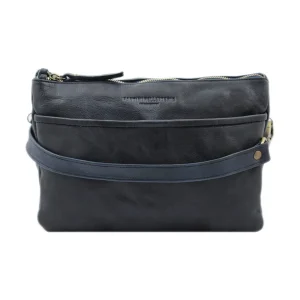 Sac à bandoulière en cuir lavé Roma