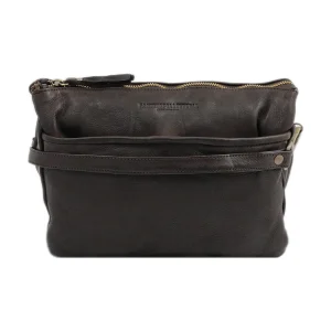 Sac à bandoulière en cuir lavé Roma