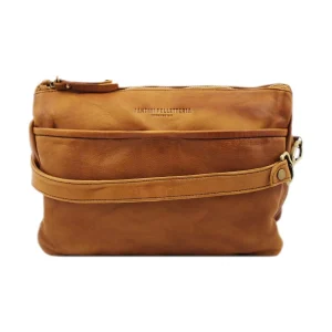 Sac à bandoulière en cuir lavé Roma