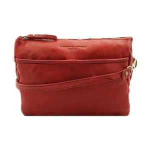 Sac à bandoulière en cuir lavé Roma