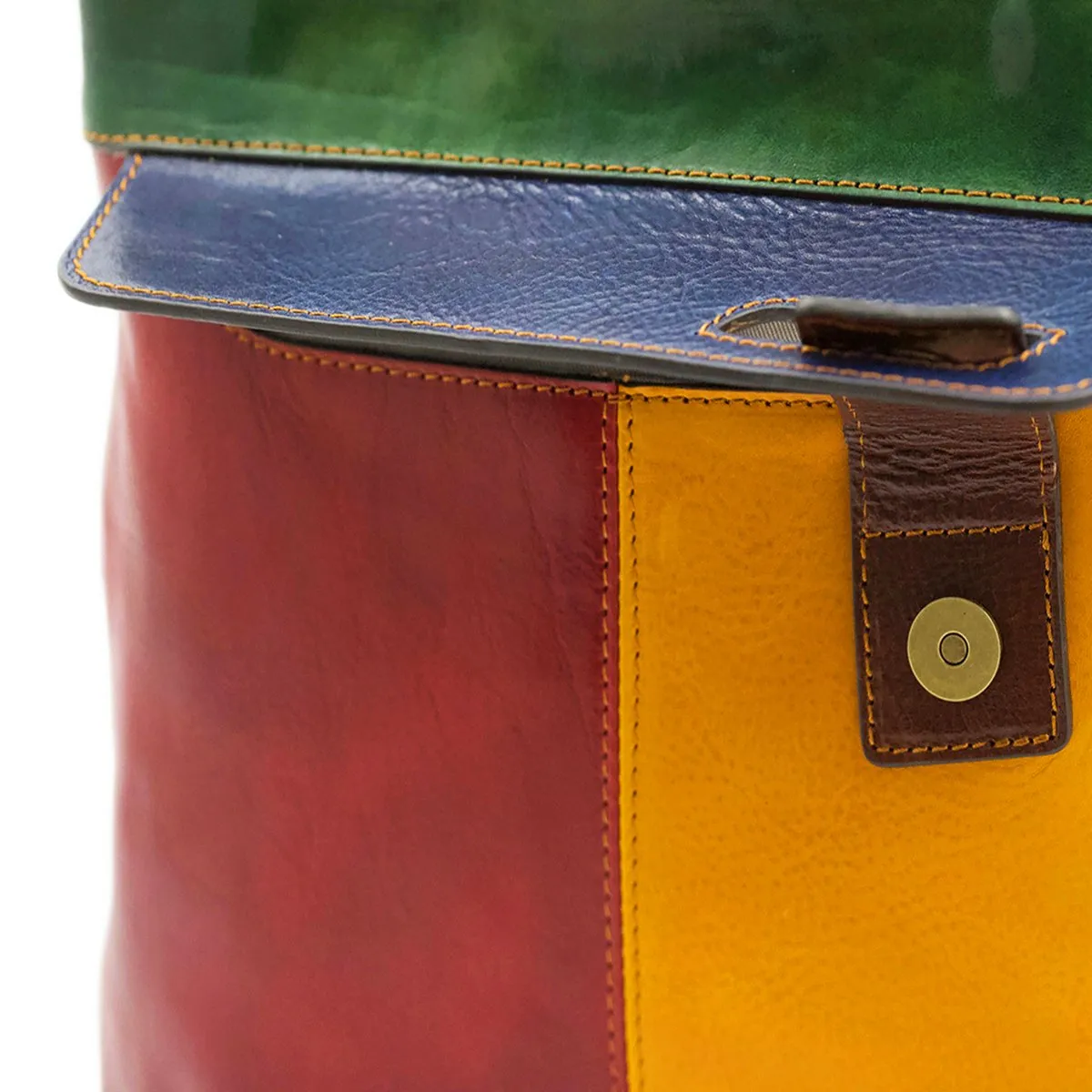 Sac en cuir convertible en sac à dos Noemi – Image 5