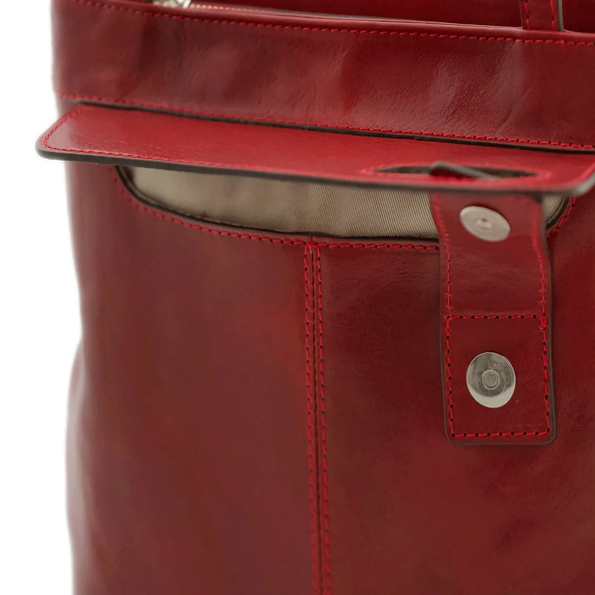 Sac en cuir convertible en sac à dos Noemi – Image 5