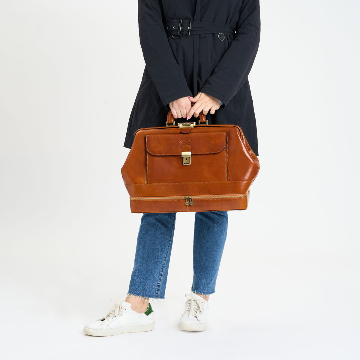 Sacoche médecin en cuir Malpighi – Image 4