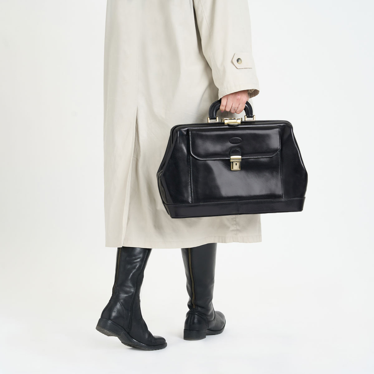 Sacoche médecin en cuir Tuscany – Image 4