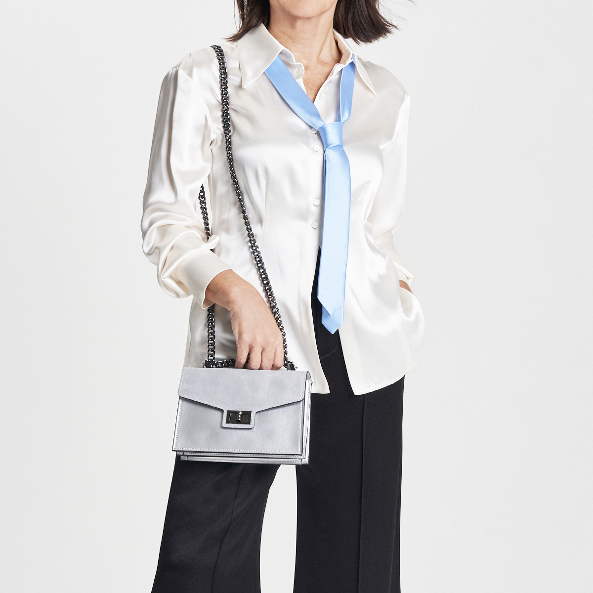 Sac à bandoulière en cuir Milano – Image 3