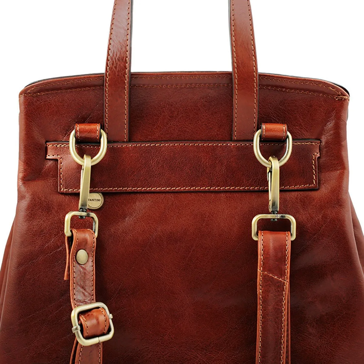 Sac en cuir convertible en sac à dos Isabel – Image 4