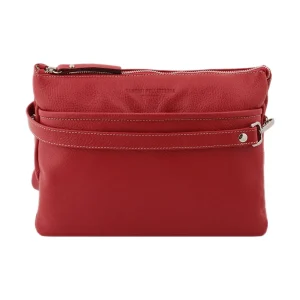 Sac à bandoulière en cuir martelé Roma