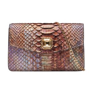 Sac en peau de python Zahira