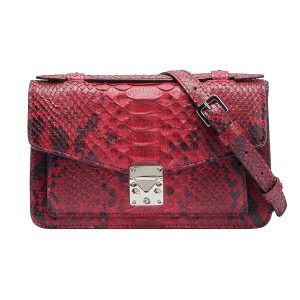 Sac en peau de python Cimelia