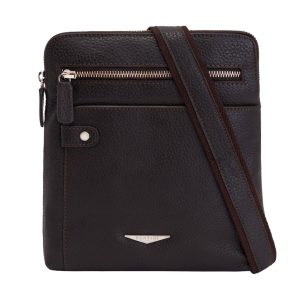 Sac bandoulière en cuir Teseo