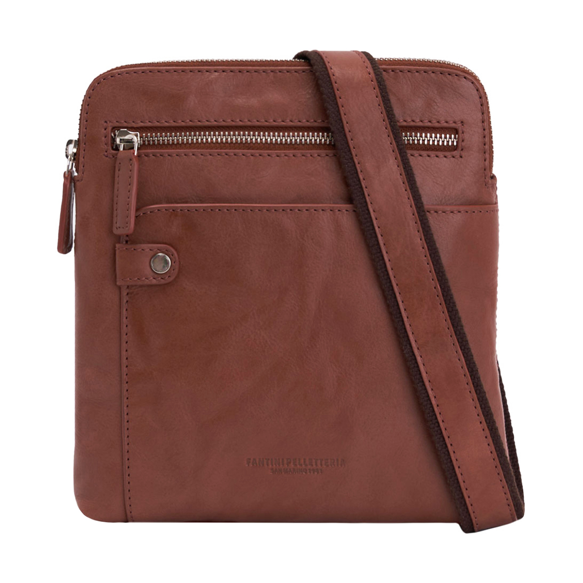 Sac bandoulière en cuir Costanzo – Image 2