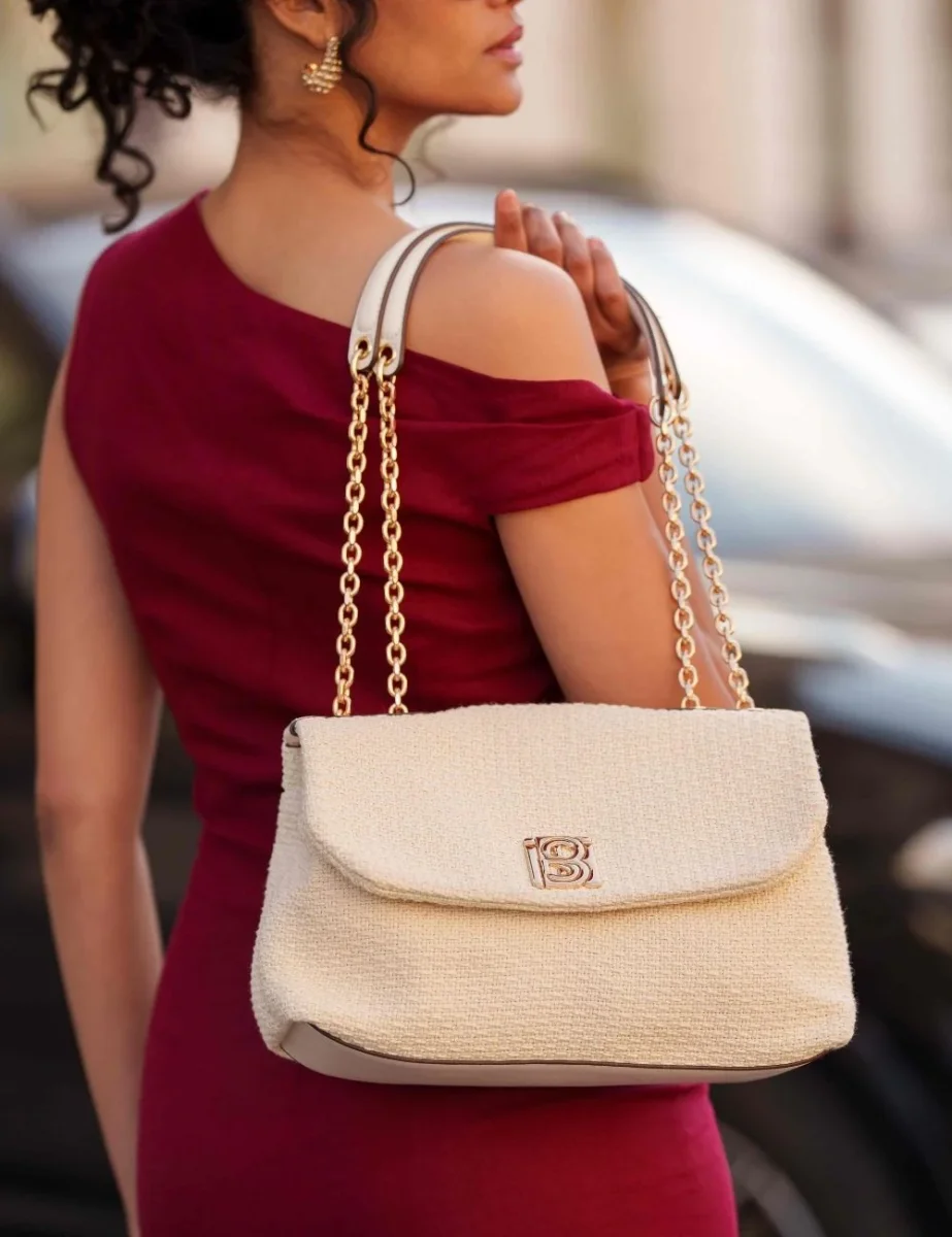 Sac rabat Séréniti (SAN) - Coton et Blanc crème – Image 4