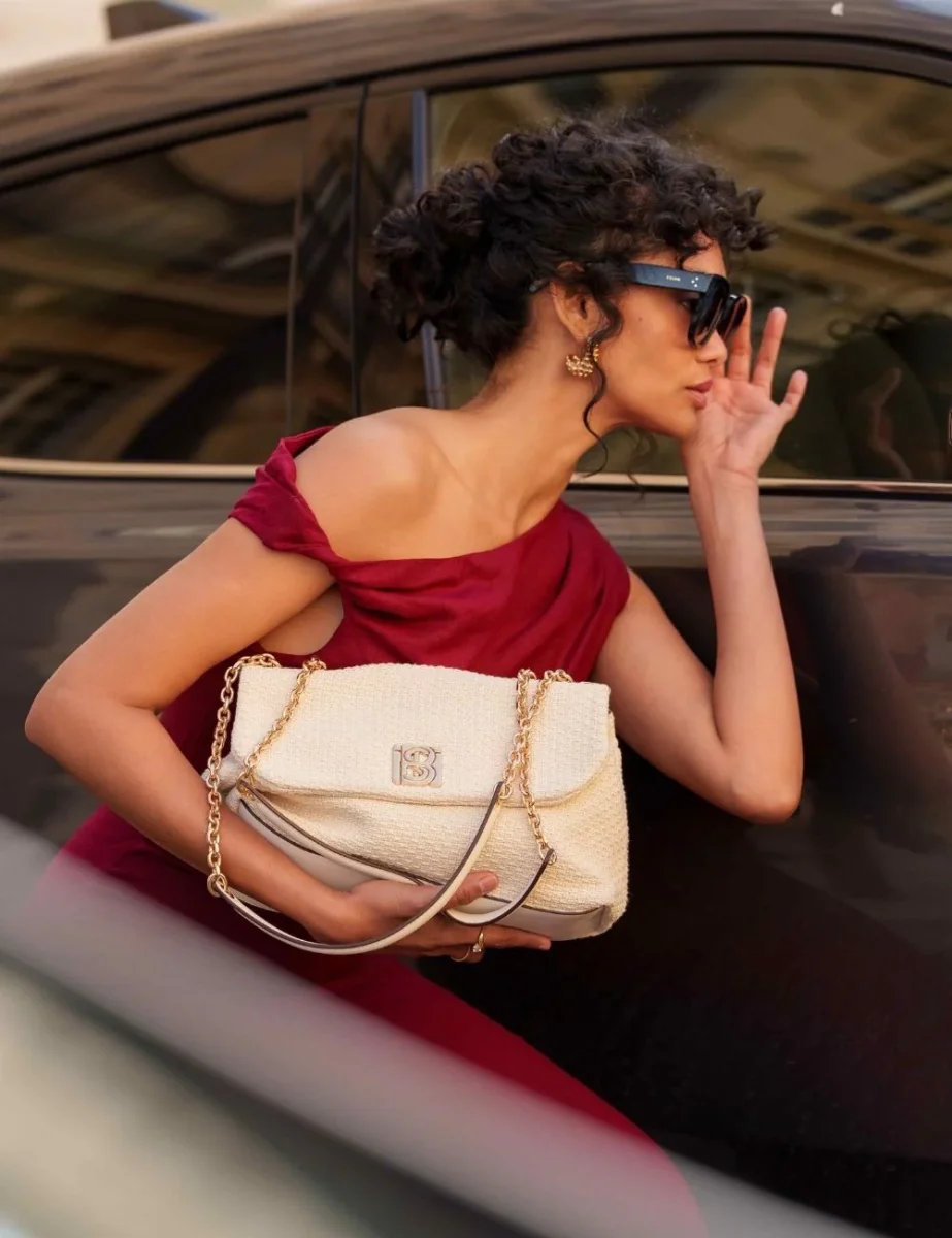 Sac rabat Séréniti (SAN) - Coton et Blanc crème – Image 5