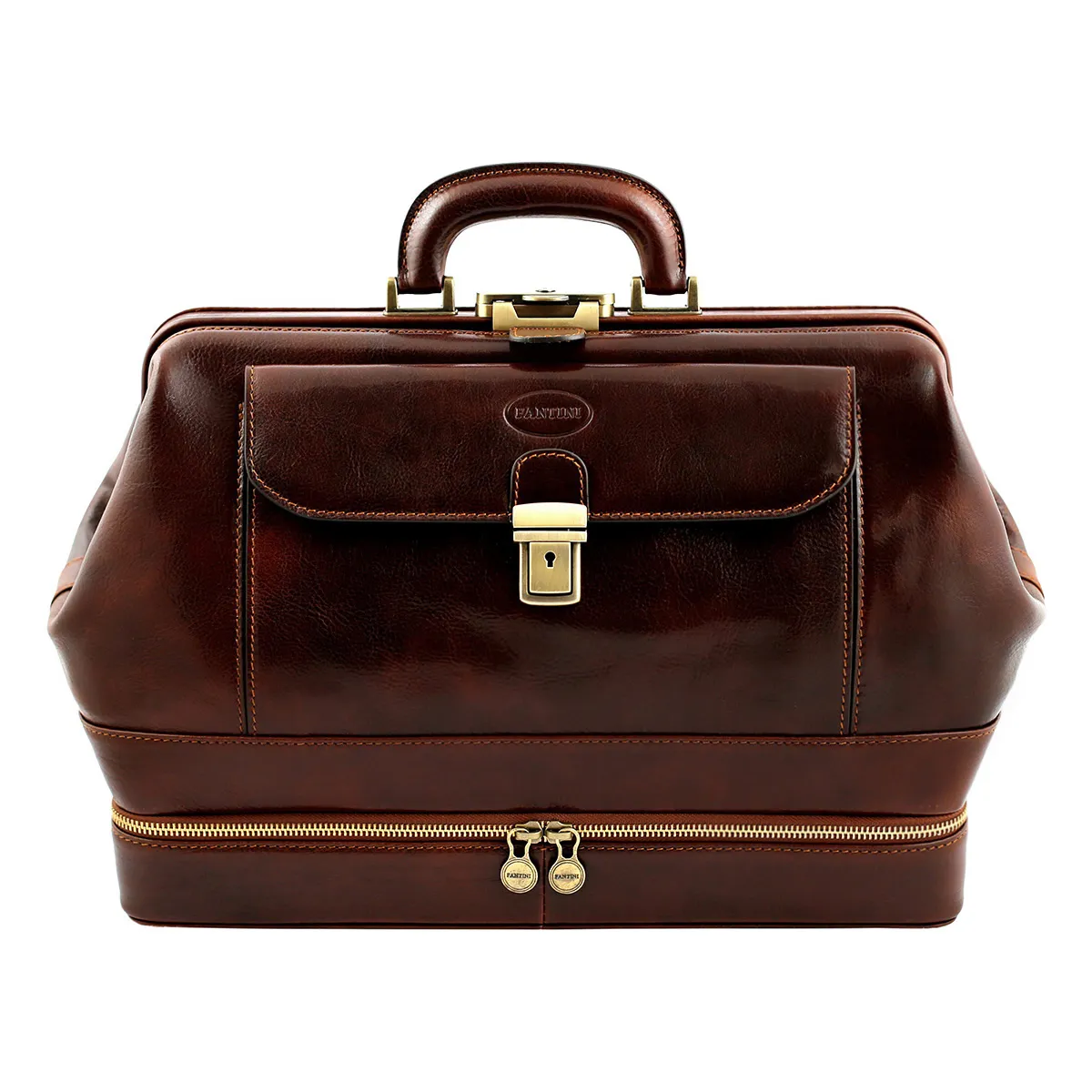 Sacoche médecin en cuir Malpighi – Image 2