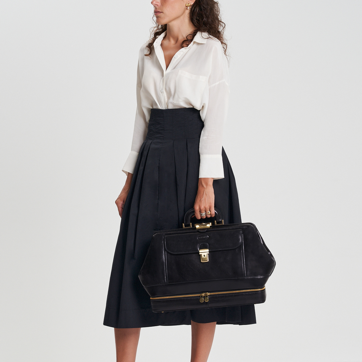 Sacoche médecin en cuir Malpighi – Image 4