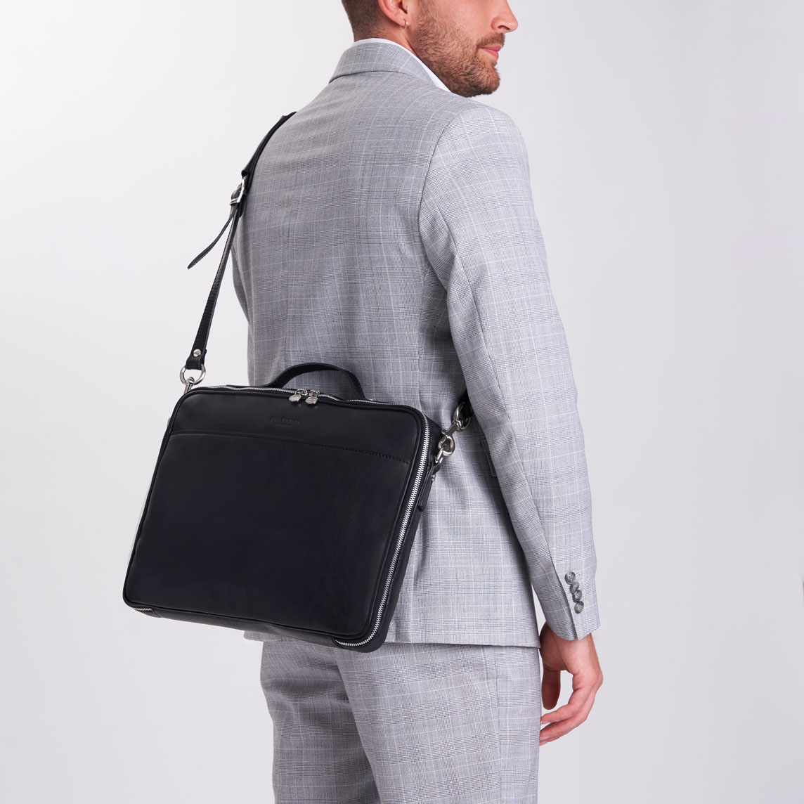 Cartable en cuir Seattle – Image 3