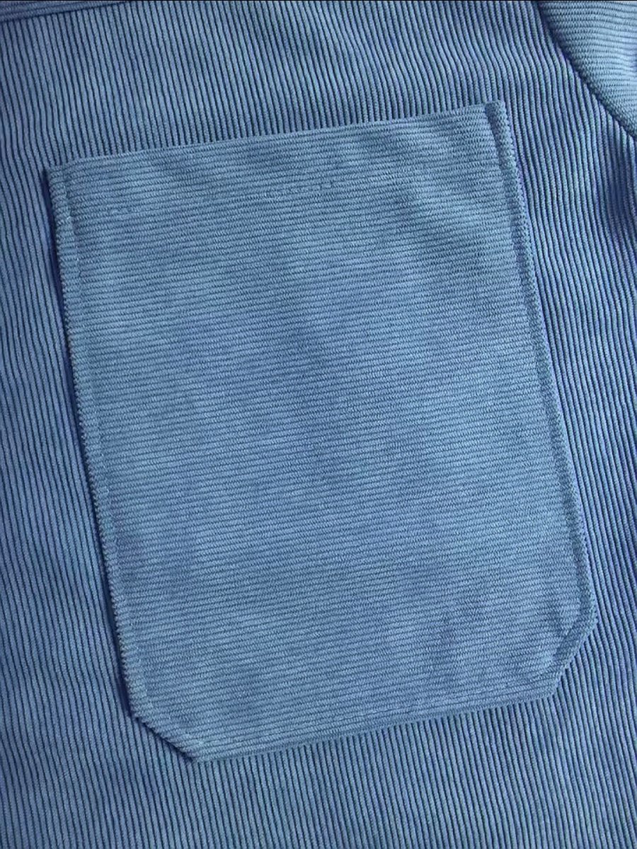 Veste Zippée Légère en Velours Côtelé – Image 9