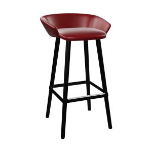 Tabouret en cuir Brera 75 cm