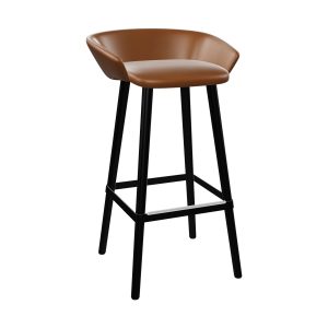 Tabouret en cuir Brera 75 cm