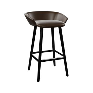 Tabouret en cuir Brera 65 cm