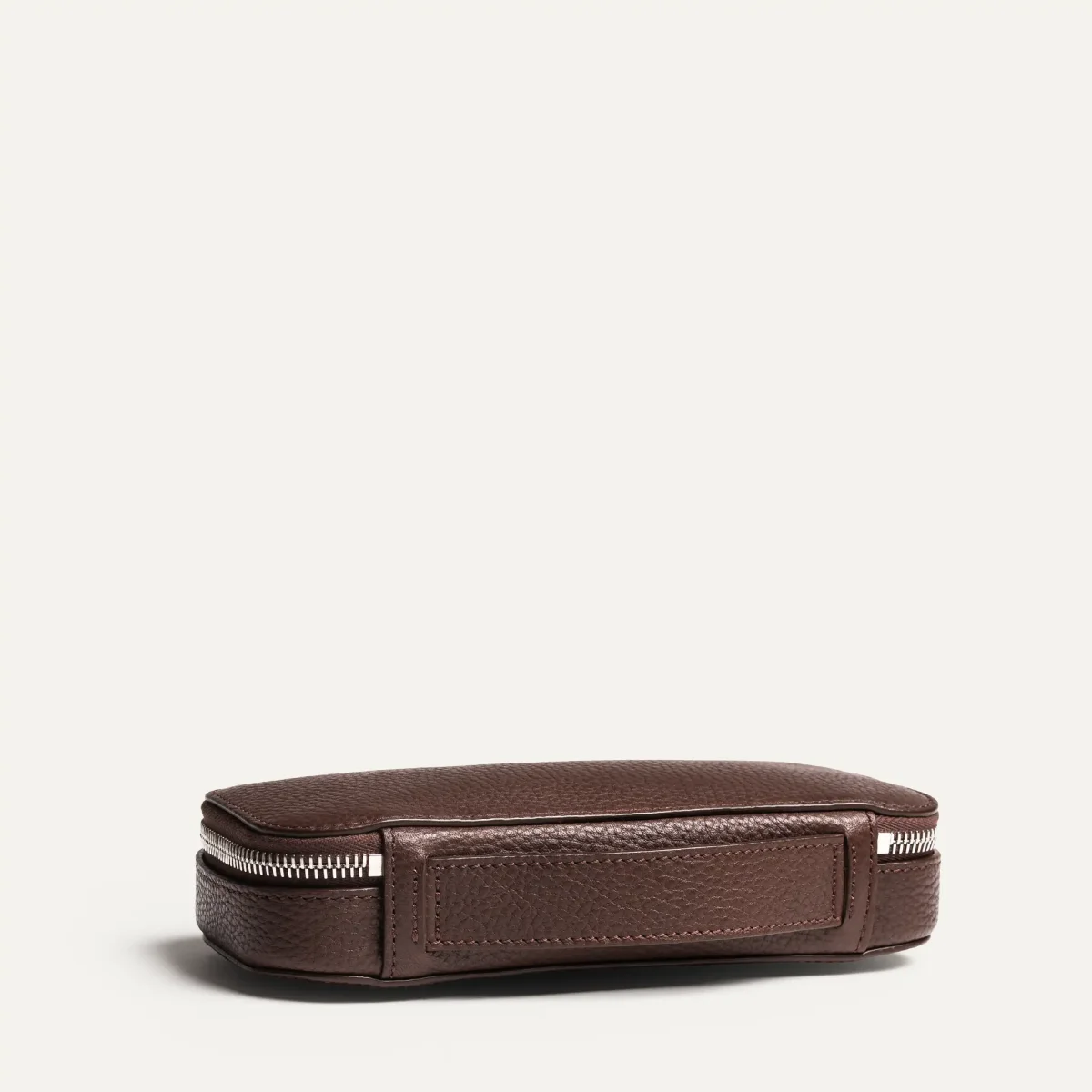 Trousse de toilette compacte ~ EVA - Cuir grainé marron – Image 6