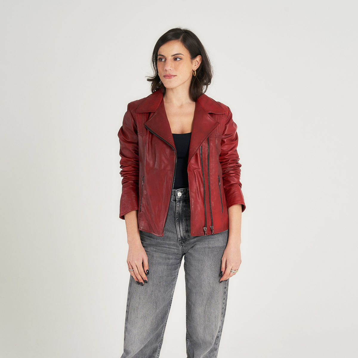 Veste en cuir Giulietta – Image 3