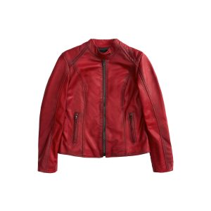 Veste en cuir Elodie