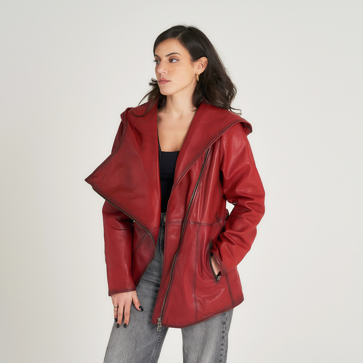 Veste en cuir Malika – Image 3