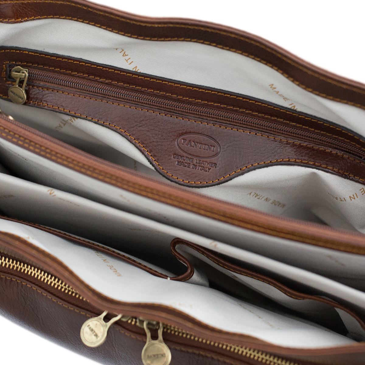 Cartable en cuir Nyse – Image 9