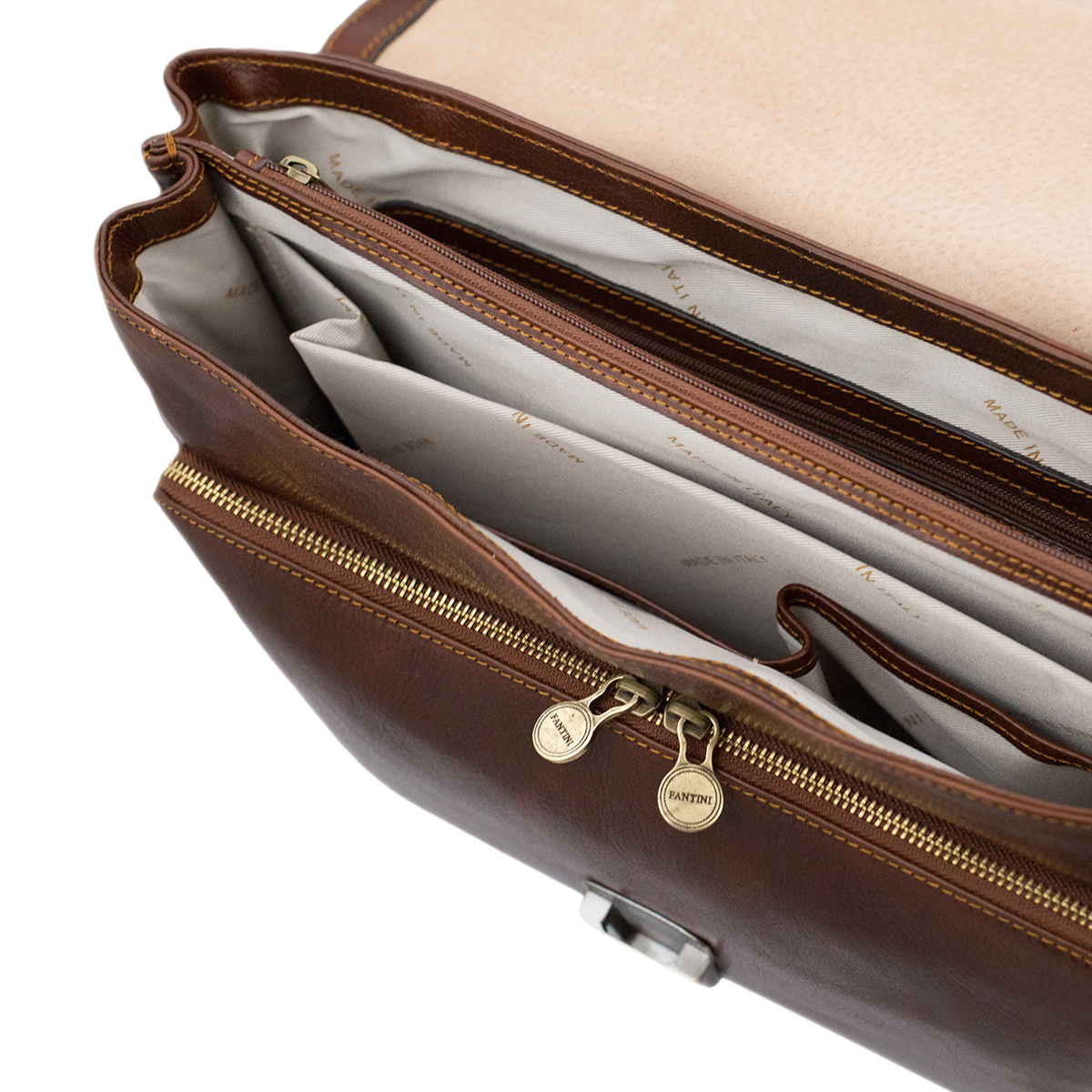 Cartable en cuir Nyse – Image 8