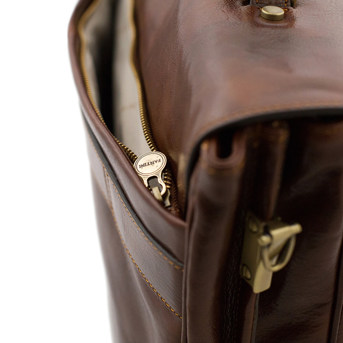 Cartable en cuir Nyse – Image 7