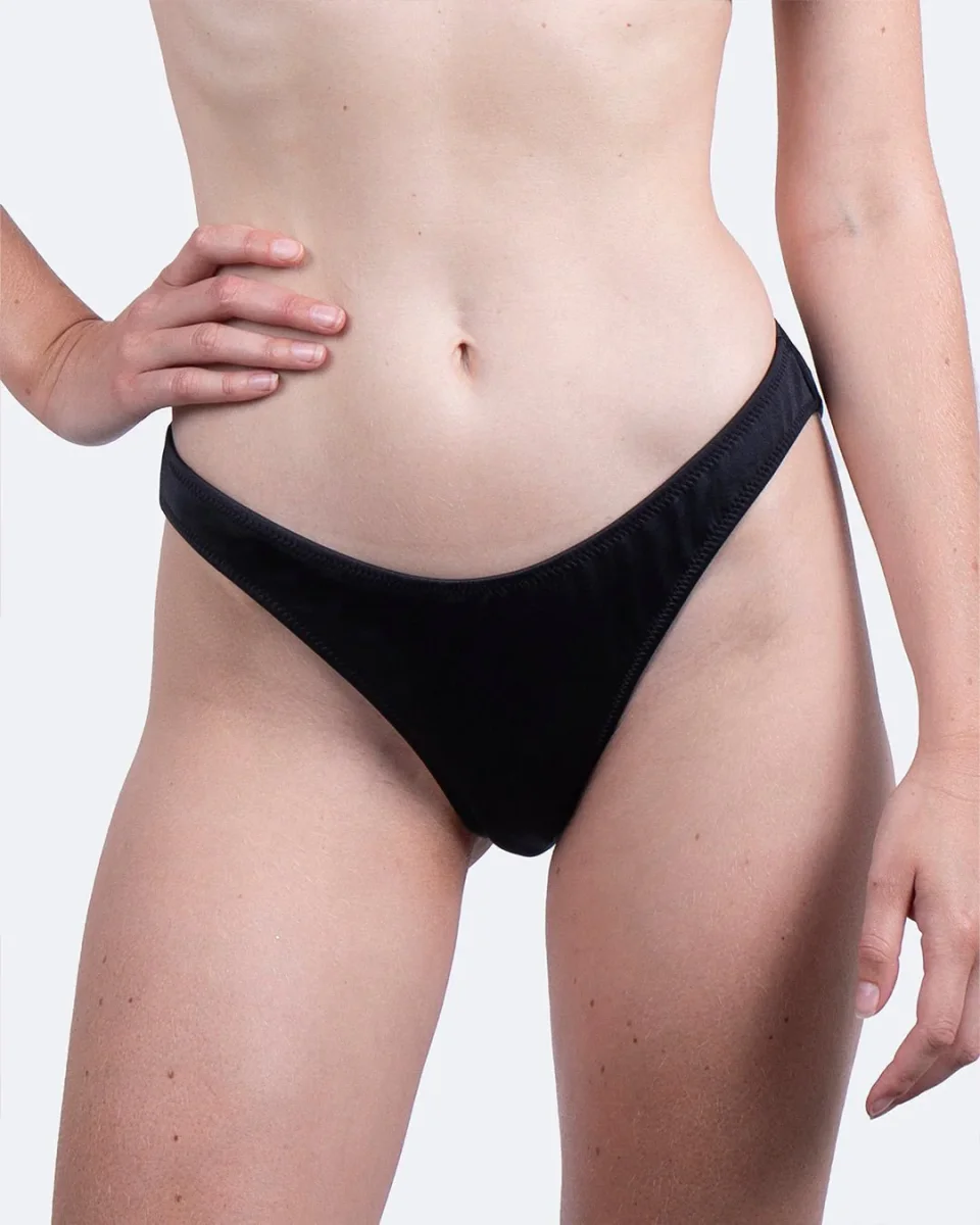 Culotte de maillot de bain menstruel noire