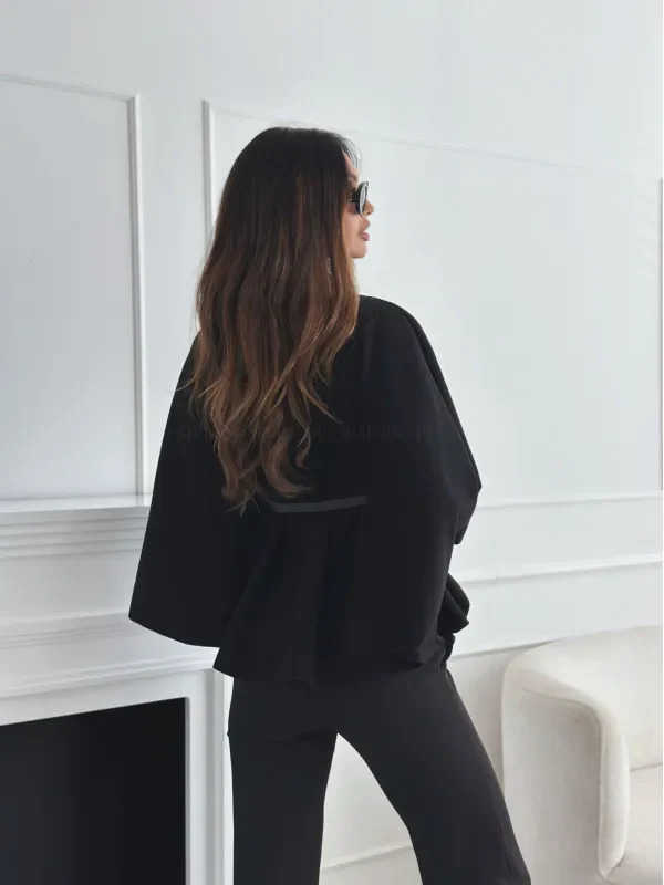 Poncho Mila Ceinturé | Modernité - Charme – Image 7