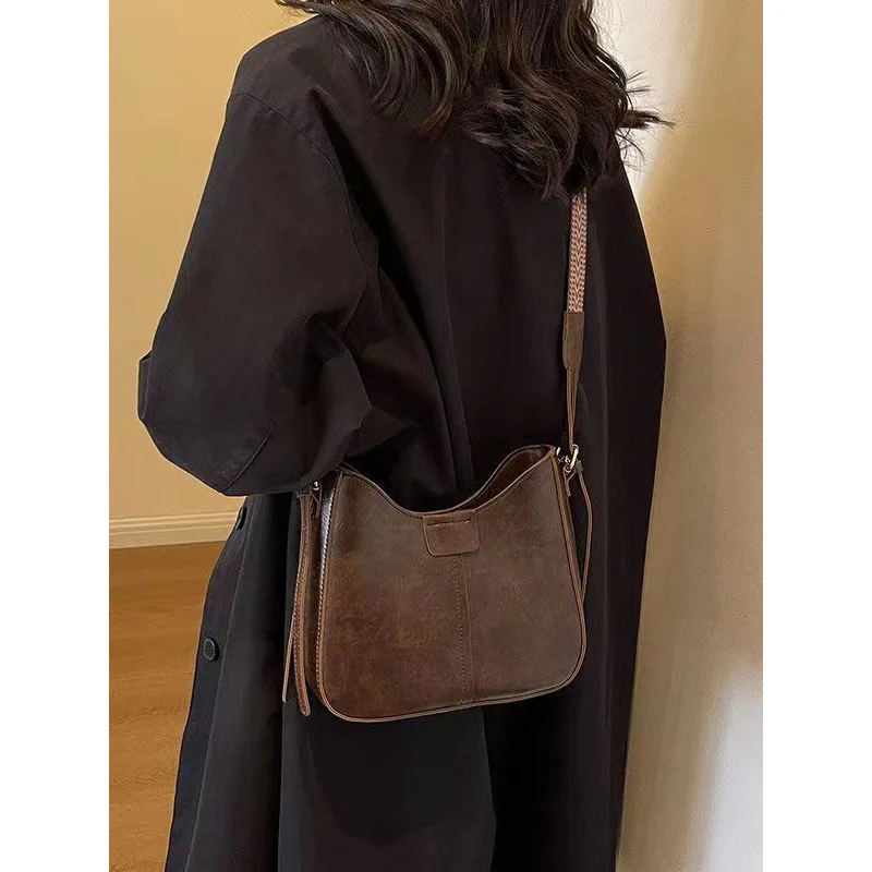 Sac bandoulière rétro élégant et tendance pour femmes – Image 3