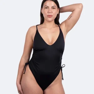 Maillot de bain menstruel une pièce noir