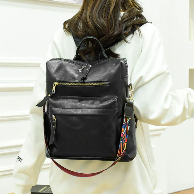 Sac à Dos Femme Vintage Cuir PU – Image 7