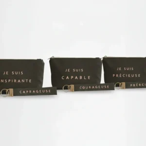 Duo de pochette & porte-clé personnalisés