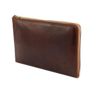 Porte document petit en cuir Manager