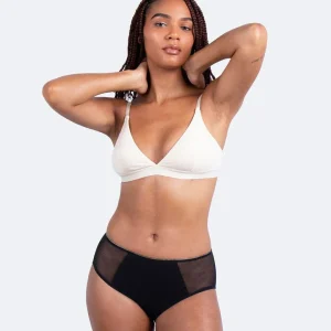 Shorty menstruel plumetis