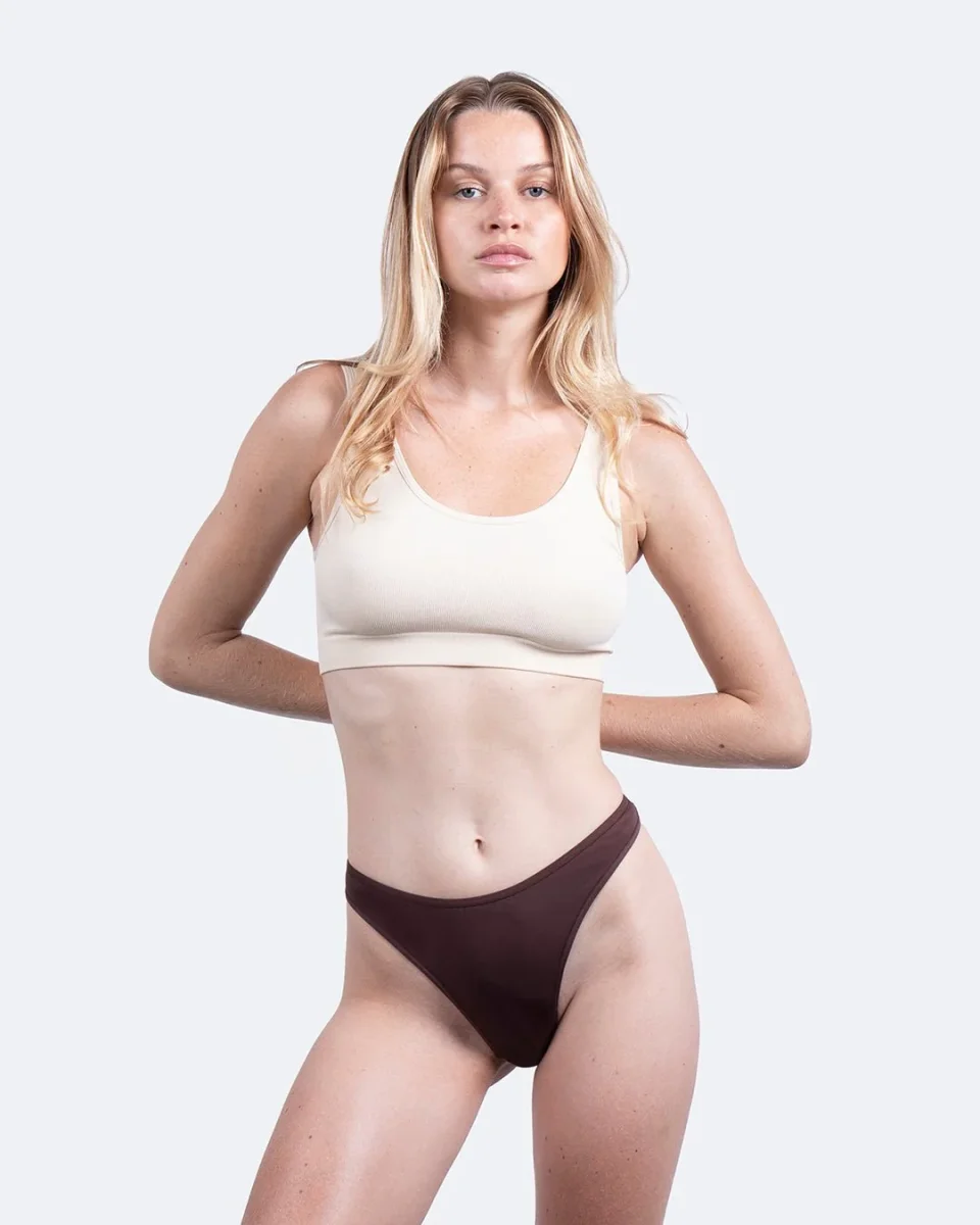 String menstruel chocolat – Image 3