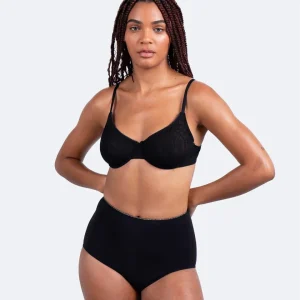 Taille haute menstruelle noire