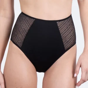 Taille haute menstruelle pailletée