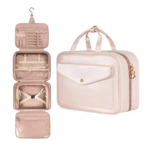 Trousse de Toilette Voyage Femme Pliable